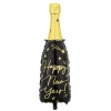 PARTYDECO Balon Champagne Foliowy Butelka 39,5X98 Cm Wielokolorowy