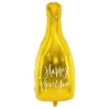 PARTYDECO Balon New Year Metalizowany Butelka 32X82 Cm Zloty Discount