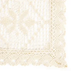 HOMLA Bieznik Crochet Szydelkowy Bezowy 40X160 Cm Best
