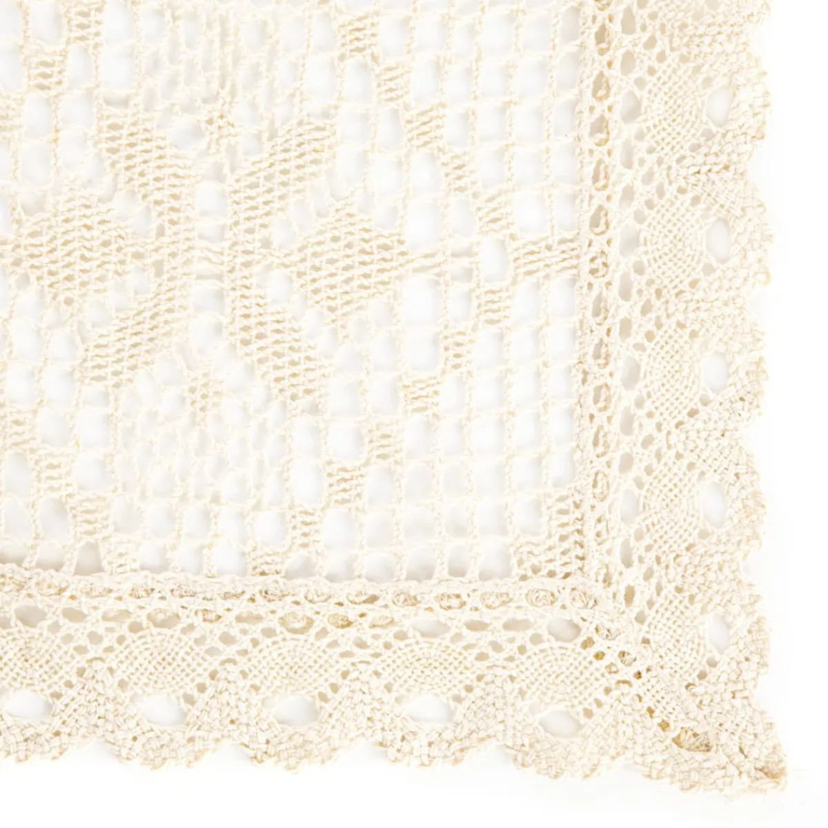HOMLA Bieznik Crochet Szydelkowy Bezowy 40X160 Cm Best