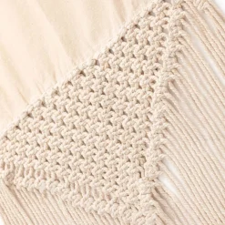 HOMLA Bieznik Halden Z Bezowa Makrama 40X160 Cm Bezowy Online