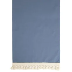 HOMLA Bieznik Summer Z Fredzelkami Niebieski 40X160 Cm Discount