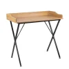 HOMLA Biurko Veni Naturalne 90X50X84Cm Naturalny Outlet