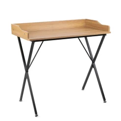 HOMLA Biurko Veni Naturalne 90X50X84Cm Naturalny Outlet