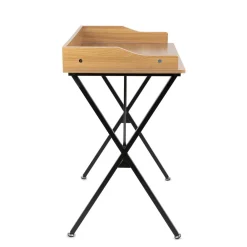 HOMLA Biurko Veni Naturalne 90X50X84Cm Naturalny Outlet