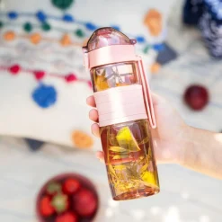 HOMLA Butelka Theo Rozowa 0,6 L Rozowy Discount