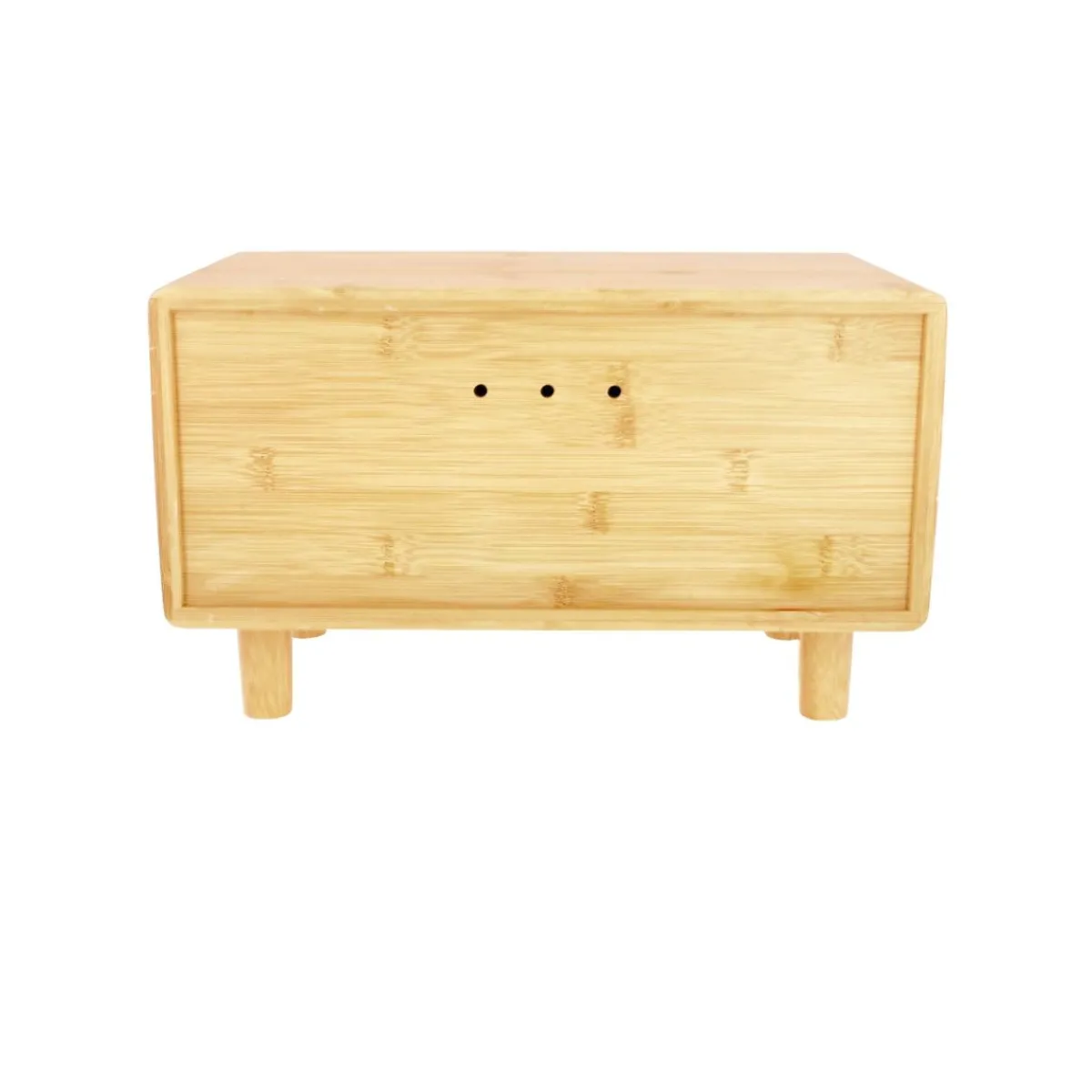HOMLA Chlebak Bambou Czarny 35X23 Cm Naturalny New