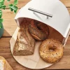 HOMLA Chlebak Darvin Okragly 37X26X22 Cm Bialy Sale