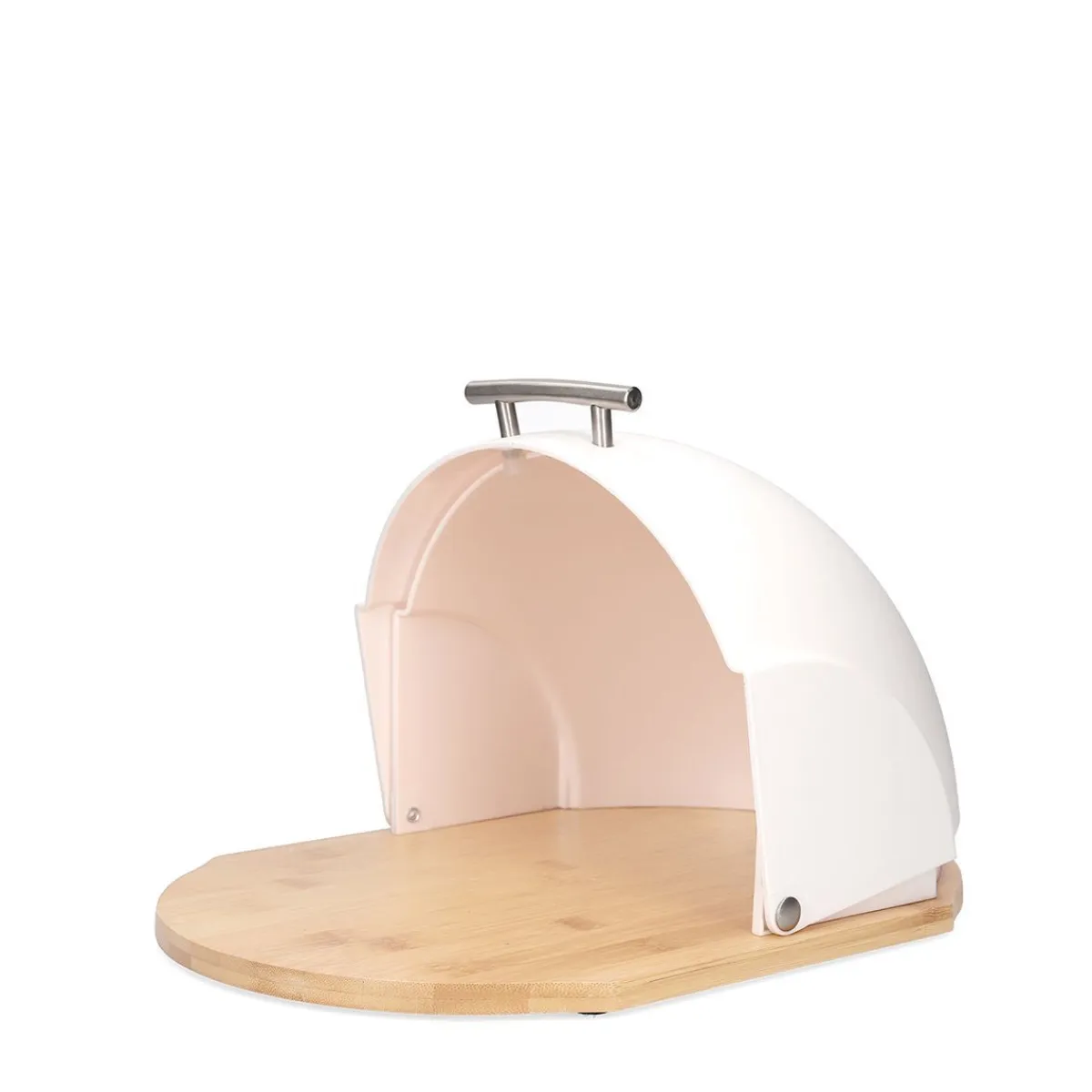 HOMLA Chlebak Darvin Okragly 37X26X22 Cm Bialy Sale