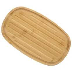 HOMLA Chlebak Nores Z Bambusowa Pokrywka 37X22X14 Cm Bezowy Outlet