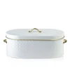 COOKINI Chlebak Sandy White Ze Zlotymi Elementami 18X34 Cm Bialy Best