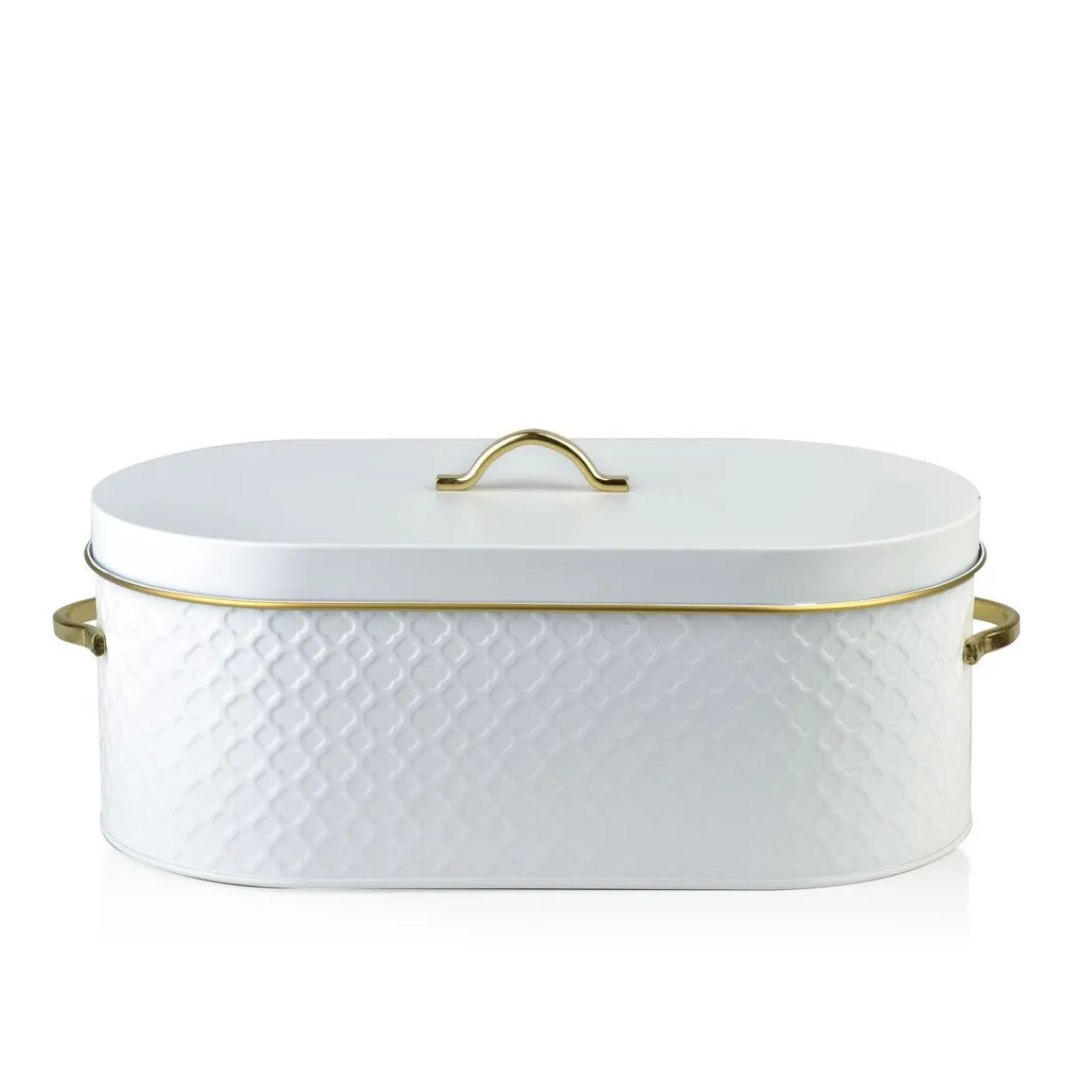 COOKINI Chlebak Sandy White Ze Zlotymi Elementami 18X34 Cm Bialy Best