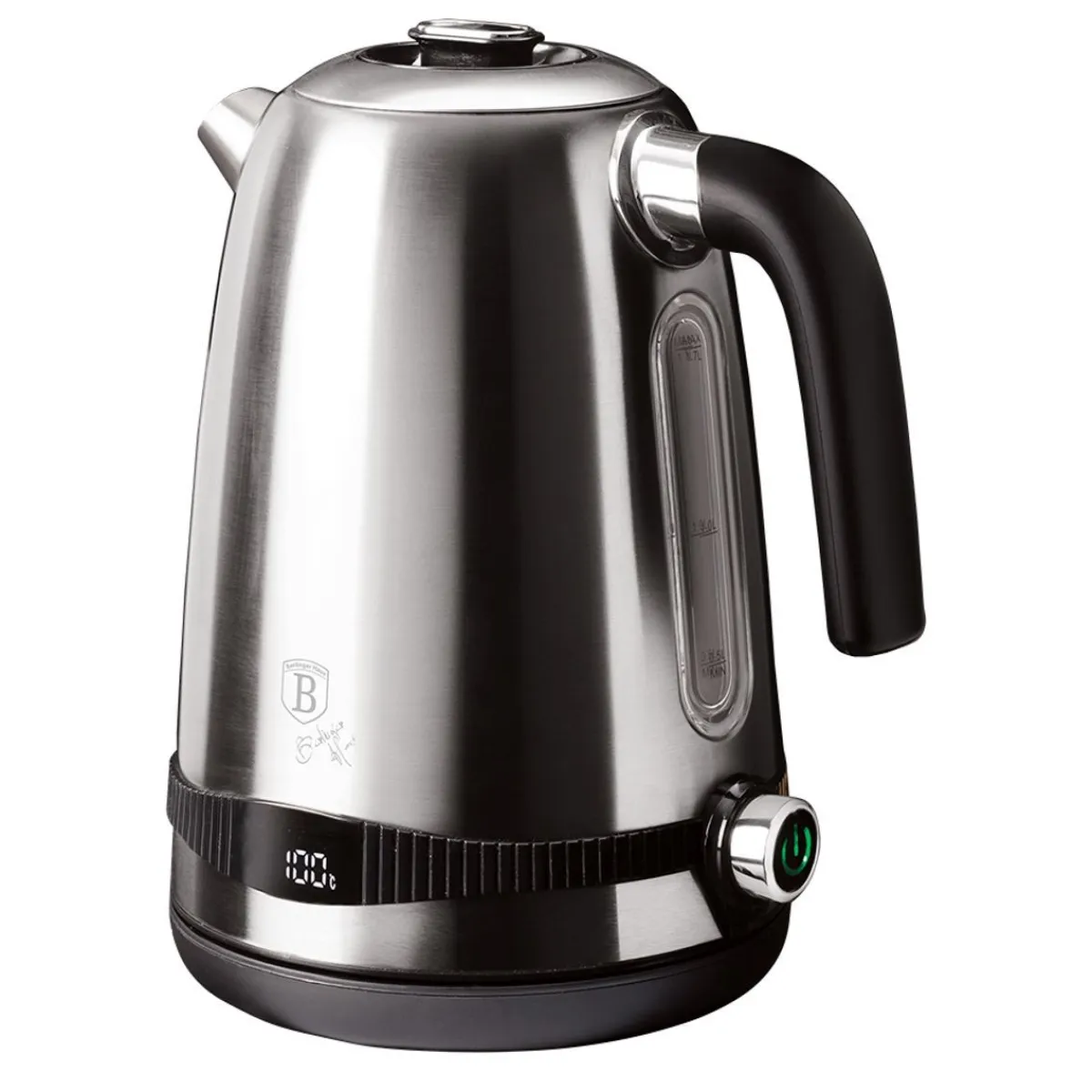 BERLINGER HAUS Czajnik Elektryczny Black Silver Eternal Z Regulacja Temperatury Srebry 1,7 L Srebrny Outlet
