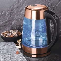 BERLINGER HAUS Czajnik Elektryczny Rose Gold Z Regulacja Temperatury 1,7 L Brazowy Discount