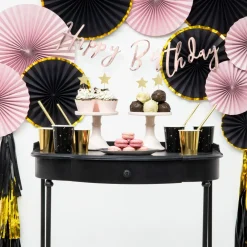 PARTYDECO Dekoracja Stars Do Muffinek Zlote Gwiazdki 6 Szt. 11,5 Cm Zloty Outlet