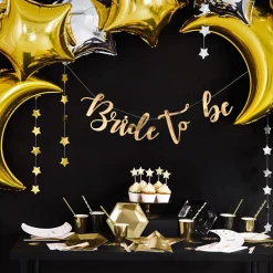 PARTYDECO Dekoracja Stars Do Muffinek Zlote Gwiazdki 6 Szt. 11,5 Cm Zloty Outlet