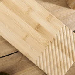 HOMLA Deska Bambou Z Nozykiem Do Sera 38X15Cm Naturalny Outlet