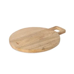 HOMLA Deska Lobbes Mango Okragla 32X25 Cm Naturalny Outlet