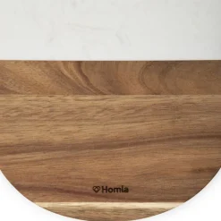 HOMLA Deska Marble Dekoracyjna Biala 40X17 Cm Naturalny Online