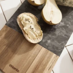 HOMLA Deska Marble Dekoracyjna Czarna 40X17 Cm Naturalny Hot