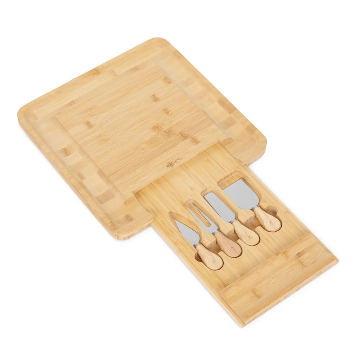 HOMLA Deska Rumi Do Serwowania Z 4 Nozykami 32X32 Cm Naturalny Online