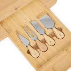 HOMLA Deska Rumi Do Serwowania Z 4 Nozykami 32X32 Cm Naturalny Online