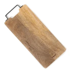 HOMLA Deska Soser Mango Drewniana Z Metalowym Uchwytem 41X18 Cm Naturalny Sale