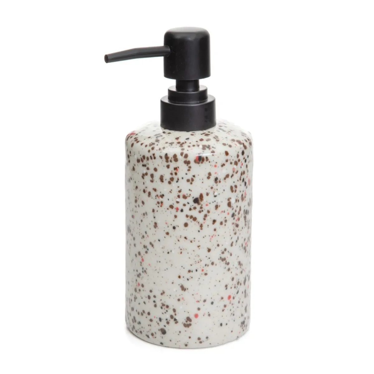 HOMLA Dozownik Amity Ceramiczny Bezowy 7.6X7.6X 18 Cm Discount