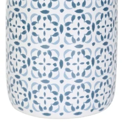 HOMLA Dozownik Owia W Niebieskie Wzory 8X20,5Cm Bialy Online