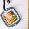HOMLA Durszlak Easy Cook Skladany Kwadratowy Szary Clearance