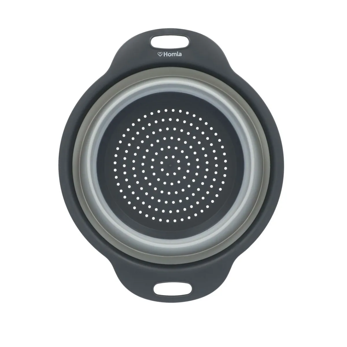 HOMLA Durszlak Easy Cook Skladany Okragly Szary Outlet
