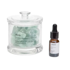 HOMLA Dyfuzor Zapachowy Serenity Aloe & Sea Salt 210 G + 10 Ml Zielony
