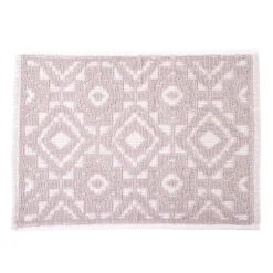 HOMLA Dywanik Dean Zakardowy Bezowy W Listki 50X70Cm Best