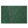 HOMLA Dywanik Lazienkowy Chelli Zakardowy Zielony W Listki 50X70Cm Online