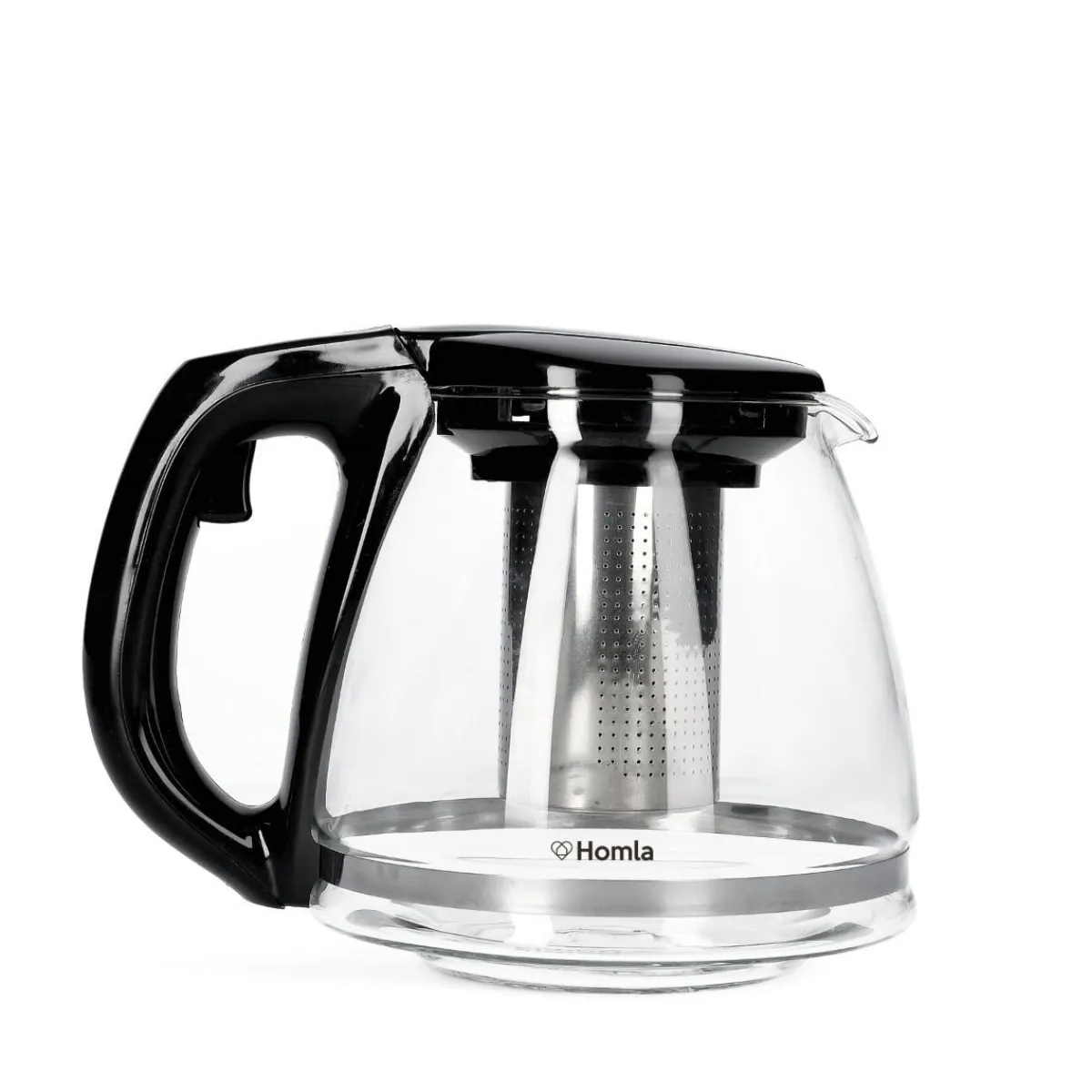HOMLA Dzbanek Melzo Z Zaparzaczem Do Kawy I Herbaty Czarny 1,4 L Przezroczysty New