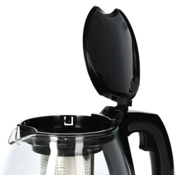 HOMLA Dzbanek Melzo Z Zaparzaczem Do Kawy I Herbaty Czarny 1,4 L Przezroczysty New