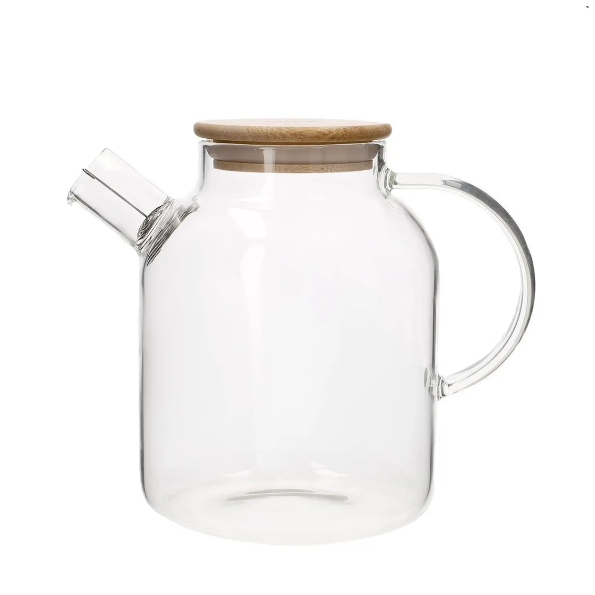 HOMLA Dzbanek Saffron Z Bambusowym Wieczkiem 1,8 L Przezroczysty Online