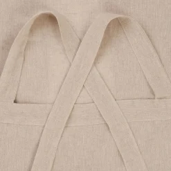 HOMLA Fartuch Kuchenny Monez Crossback Domieszka Lnu Bezowy 100X90 Cm Sale