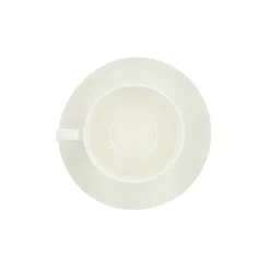 HOMLA Filizanka Auro Z Podstawka Biala 0,23 L Bialy Clearance