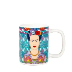 HOMLA Filizanka Frida Kahlo Do Espresso Ze Spodkiem Turkusowa 0,08 L Best