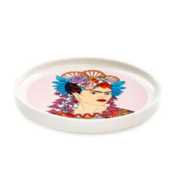 HOMLA Filizanka Frida Kahlo Do Espresso Ze Spodkiem Fioletowa 0,08 L New