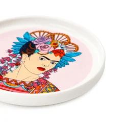HOMLA Filizanka Frida Kahlo Do Espresso Ze Spodkiem Fioletowa 0,08 L New