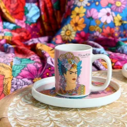 HOMLA Filizanka Frida Kahlo Do Espresso Ze Spodkiem Fioletowa 0,08 L New