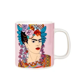 HOMLA Filizanka Frida Kahlo Ze Spodkiem Fioletowa 0,2 L New