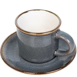 HOMLA Filizanka Larisa Do Espresso Ze Spodkiem Szara 0,08 L Szary Clearance