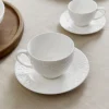 HOMLA Filizanka Sylia Duza Biala Z Ornamentem 0,25 L Bialy Sale