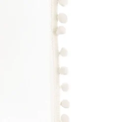 HOMLA Firanka Adi Z Pomponikami Kremowa 140X250 Cm New
