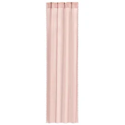 HOMLA Firanka Adi Z Pomponikami Rozowa 140X250 Cm Clearance