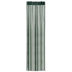 HOMLA Firanka Adi Z Pomponikami Zielona 140X250 Cm Zielony Online