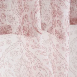HOMLA Firanka Malica W Drobny Bordowy Wzor 140X250 Cm Clearance
